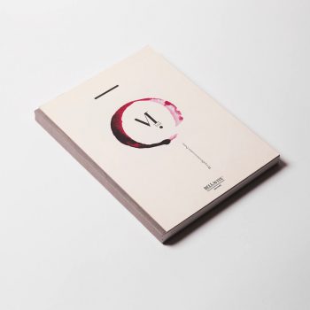 Monografia Gruppo Meregalli: copertina con rilegatura bodoniana